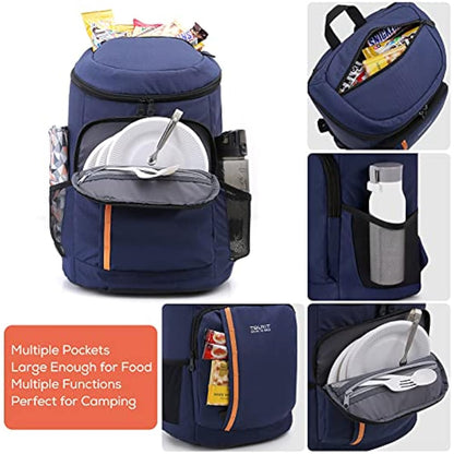 TOURIT Cooler Backpack 30 Cans Lightweight Insulated Backpack Cooler Leak-Proof Soft Cooler Bag Large Capacity for Men Women to Picnics, Camping, Hiking, Beach, Park or Day Trips