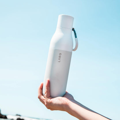 LARQ Bottle Flip Top 25oz - Insulated Stainless Steel Water Bottle with Straw | BPA Free | Reusable Water Bottle for Sports, Gym, and Travel | Keep