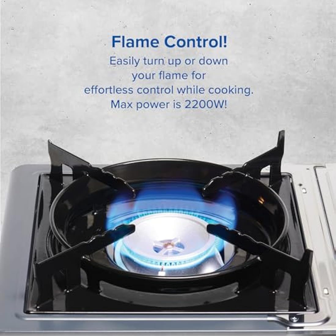 Campingaz Camp Bistro Stove, 1 burner, camping stove, 2200-watt capacity, compact outdoor cooker, includes carry case for easy transport