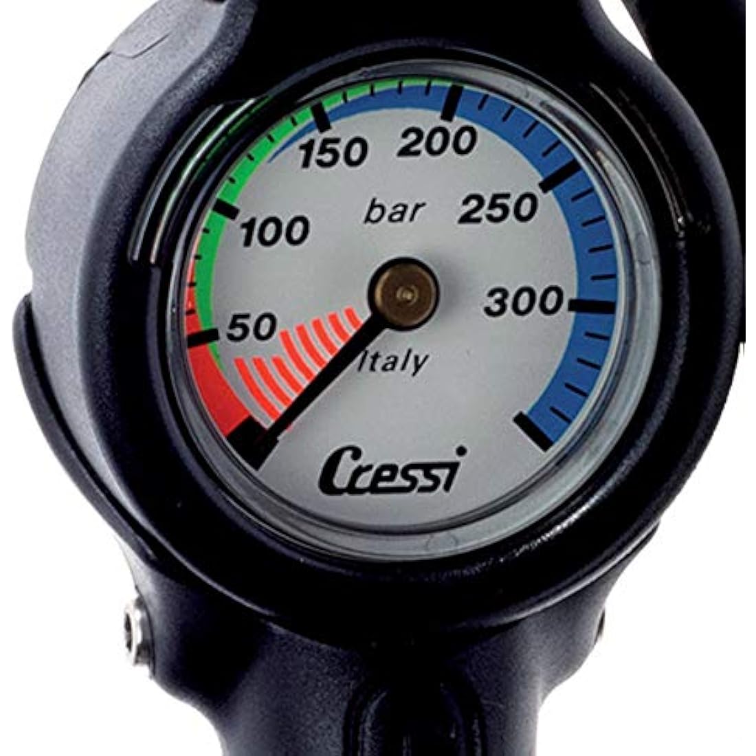 Cressi 2 Compass and Pressure Gauge Bar Diving Console - Black