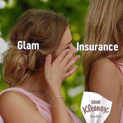 Kleenex Ultra Soft Extra Large Tissue in 16 Compact Boxes - Our Softest Tissue - Supremely Soft and Silky Tissues Designed with Luxury in Mind