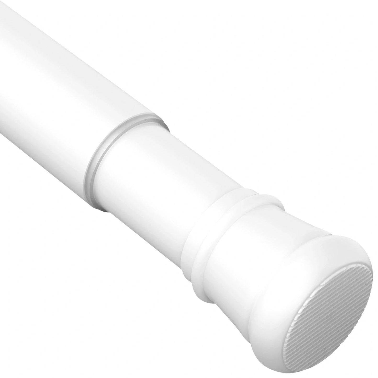 Shower Curtain Pole White No Drill Curtain Pole Extendable For Windows Shower Wardrobe White 183-250CM