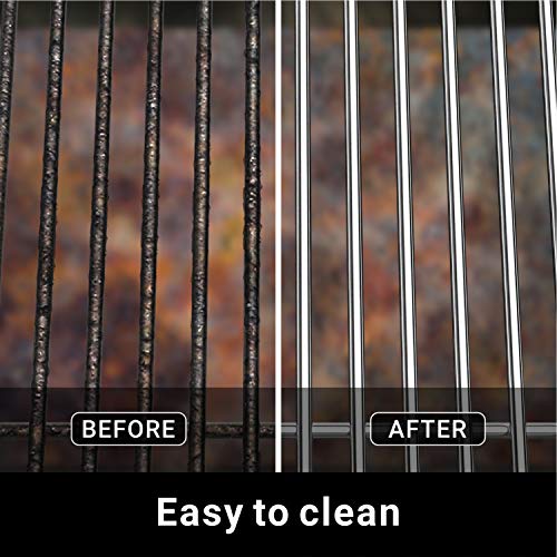 onlyfire Replacement BBQ Stainless Steel Cooking Grill ROD Grid Grates for Weber 7528 Genesis E/S 300 series Models Grill, Set of 2