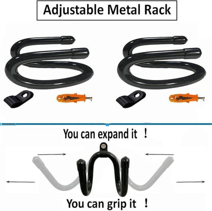 AUXPhome Hard Hat Rack Hard Hat Holder Storage Hanger Hard Hat Wall Mount Hard Hat Organizer Hard Hat Display - No Hard Hat -2/PK - Screws Included