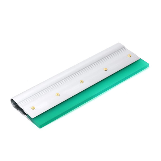 14 Inch Screen Printing Ink Squeegee with Aluminum Handle, 75 Durometer, Flat Squeegee for DIY Hand Printing, Flat Patterns