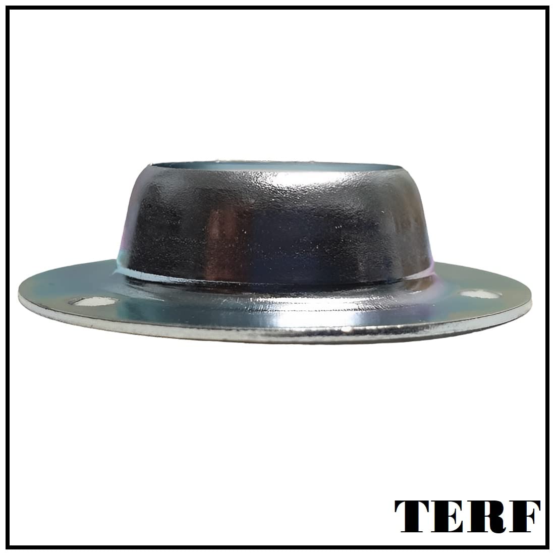 TERF® Curtain Wardrobe Rod Pole Holder Socket for Up to 19mm Diameter Curtain Rail Wall Mount Rod Pole Holder Shower Curtain Closet Lever Rail Socket