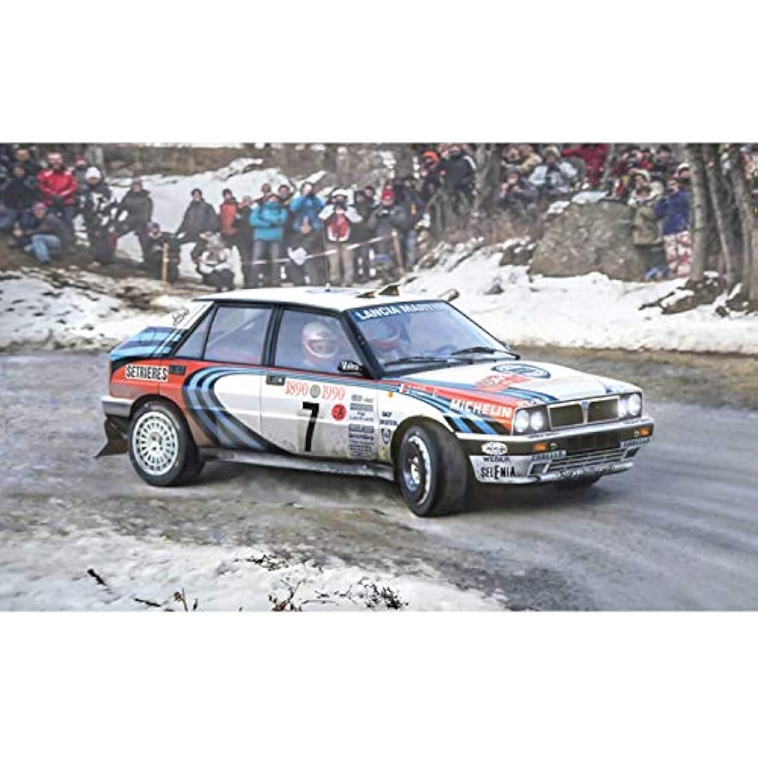 ITALERI 3658S – 1:24 Lancia HF Integrale, model building, kit, standing model building, crafts, hobbies, gluing, plastic construction kit, detailed