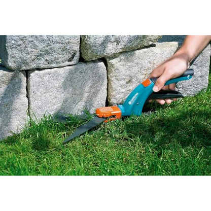 Gardena Comfort Grass Shears, rotatably: Lawn Trimmer 360 ° rotatable Cutting ambidextrous, Serrated for Precise Cutting, Non-Stick Coating, Comfort Grip (8734-20)