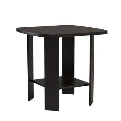 Furinno End Tables, Wood, Espresso, one size