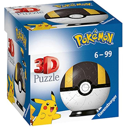 Ravensburger Pokemon Ultra Ball - 3D Jigsaw Puzzle Ball for Kids Age 6 Years Up - 54 Pieces - No Glue Required - Pokeball