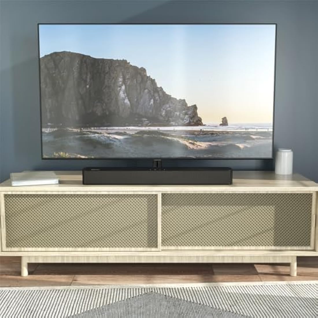 AZATOM Soundbar with Built-In Subwoofer | 120W Surround Sound, Bluetooth & Remote Control | Optical, AUX, RCA, Touch Buttons | Perfect for Home Theatre or Gaming setups Studio Pulse 2