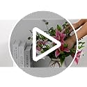 Olrla White Artificial Lily Flowers 6 pcs, Easter Lily, Waterproof Fake Flowers for Graveside Wedding Party Bathroom Garden Decor