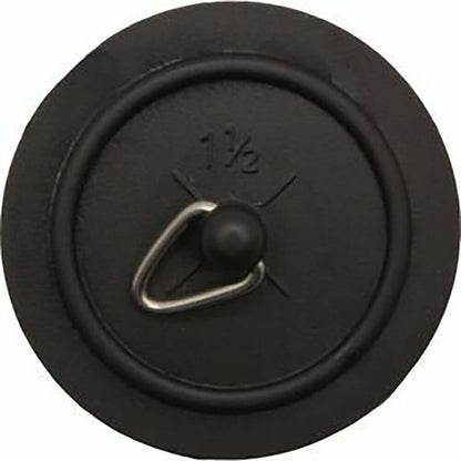 fiXte Replacement Sink Plug Shower Bath Black 45mm (1 3/4") Plug with 450mm (18") Chain or 38mm (1 1/2") Plug with 300mm (12") Chain