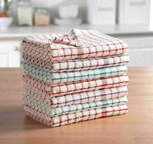 Hotel Quality KITCHEN TERRY TEA TOWEL 100% COTTON SOFT TOUCH in Pack of 6
