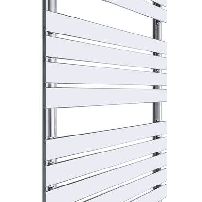 Warmehaus Flat Panel Heated Towel Rail Bathroom Radiator Chrome 1800x600mm