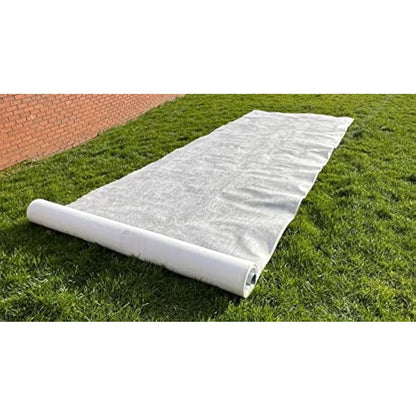 Spudulica GeoTextile Membrane - 1.1 x 10 (11 m2) Large 100gsm Non-Woven Fleece Fabric - Soakaway French Drain, Trench Lining or Pathway Garden Membrane