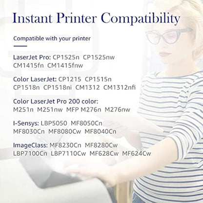 STAROVER Compatible Toner Replacement for HP 131X 131A CF210X CF210A for HP Laserjet M251nw M276nw,128A CE320A CP1525n CP1525nw CM1415fn CM1415fnw,125A CB540A CP1215 CP1215 CP115 CP115 515n CM. 1312
