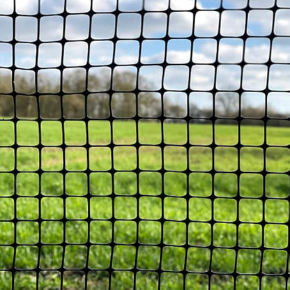 Plastic Mesh Fencing | 1m x 10m | 20mm Holes | Green | Netting For Garden Fences, Plant Support, Tree Guards, Reusable Plastic Mesh For Climbing Plants, Vegetables, Pets