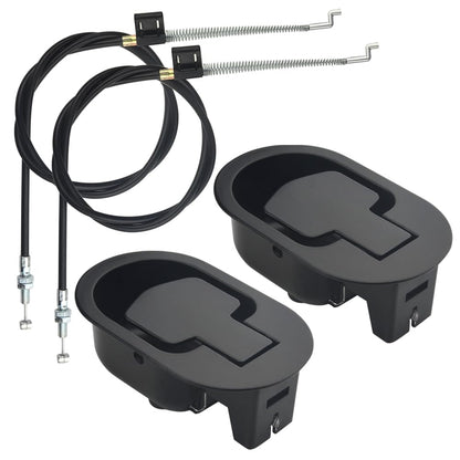 TOVOT 2 Pack Metal Recliner Handle Replacement Recliner Handle with Cable (Cable Length 38")