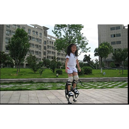 Skyrunner Kangaroo Shoes pogo Jumping stilts for Kids Child Youth weight load range 30-50kg Black