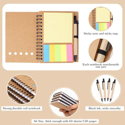 Spiral Notebook,42 Set Thank You Gifts Inspirational Spiral Notebook Portable Prayer Journal Pocket Notepad Employee Appreciation Gifts Bulk Journals Lined Note Pad for Home/School/Office Supplies