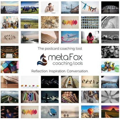 metaFox | Growing Together Postcards Pack | 52 Cards for Coaching & Team building
