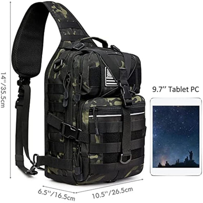 G4Free Tactical Sling Backpack Big Molle EDC Range Bag Pack Assault Military Shoulder Rucksack One Strap Daypack