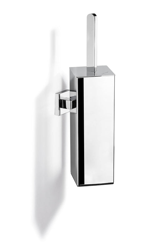 Sagittarius One 360S1 Silicone Toilet Brush with Holder, Hygienic Durable Bristles, SUS304 Stainless Steel Holder, Modern Design, Chrome