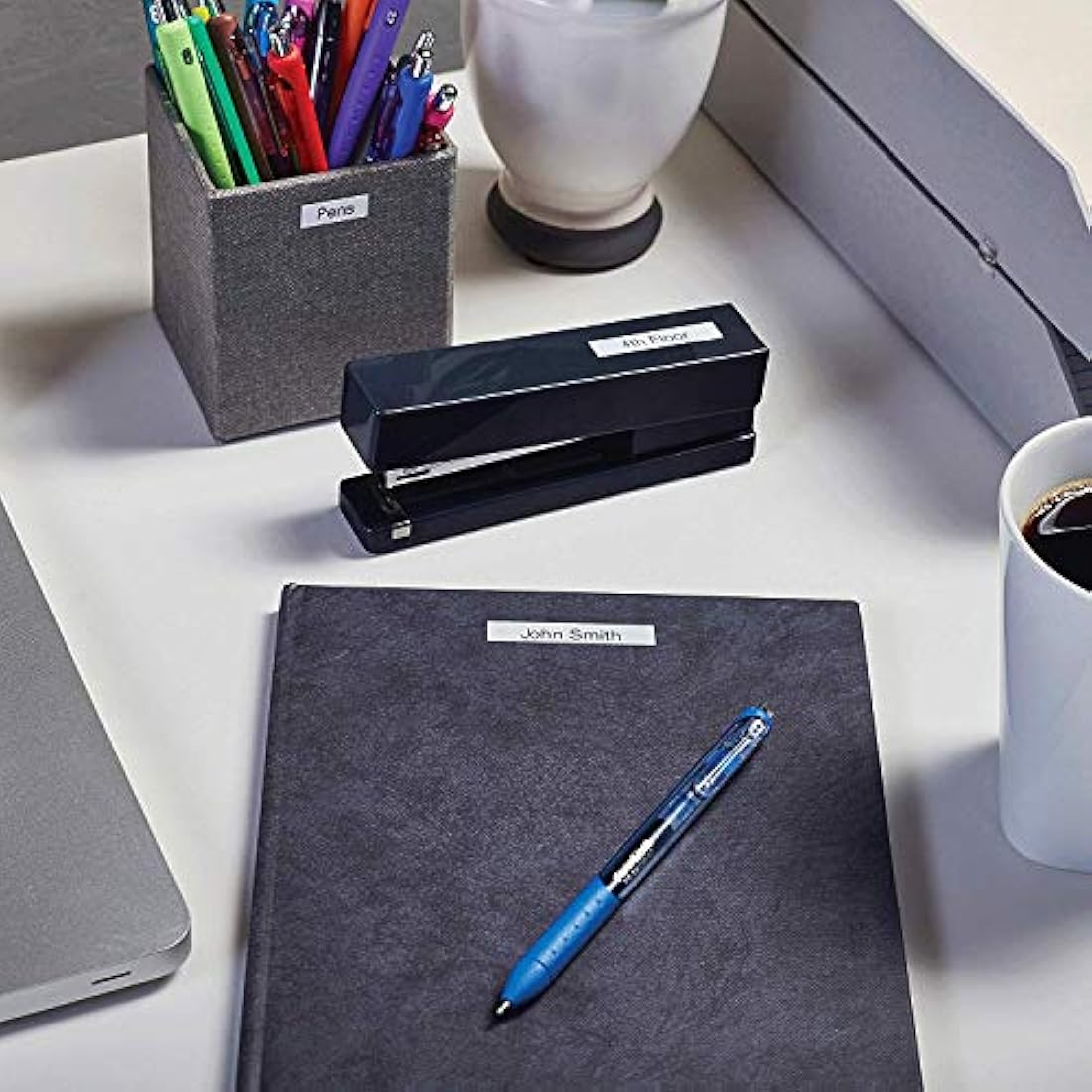 DYMO LabelManager 160 Basic Kit | Portable Printer with 3 Rolls of Label Tape D1 Labels | AZERTY Keyboard | Ideal for Office or Home