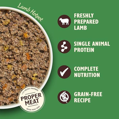 Lily's Kitchen Natural Adult Dog Food Wet Tins - Lamb Hotpot - Complete Meal Recipes (6 Tins x 400g)