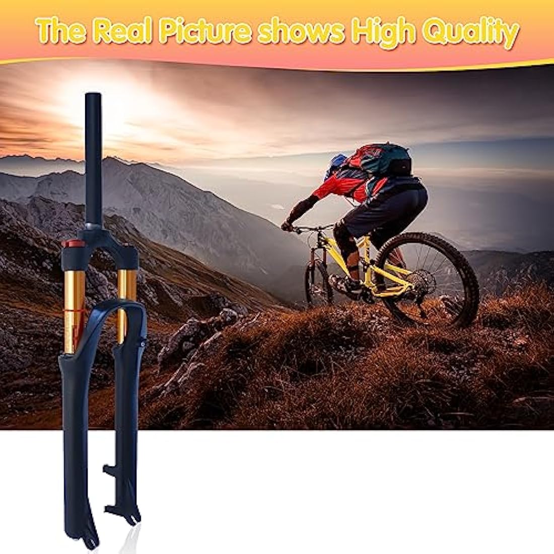 ZTZ Kashima Mountain Bike Front Fork Gas Fork Bicycle Shock Absorber Shoulder Control 26/27.5 32mm Tube Gas Fork