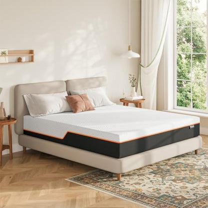 Vesgantti Single Mattress, 16CM Gel Memory Foam Single Mattress for Cool Sleep & Pressure Relief - Medium, 90x190x16CM, CertiPUR-US Certified