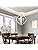 LynPon 4 Lights White Wood Chandelier Farmhouse Rustic French Hanging Lampe Antique Classic for Dining Room Entryway Bedroom Living Room Kitchen
