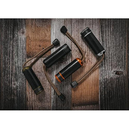 Exotac ripSPOOL Lightweight Bushcraft and Survival Complete Field Repair Kit and FireCord Lanyard for First Aid, Fire-Starting, Tool Creation, Fishing and Navigation Tasks, Made in the USA