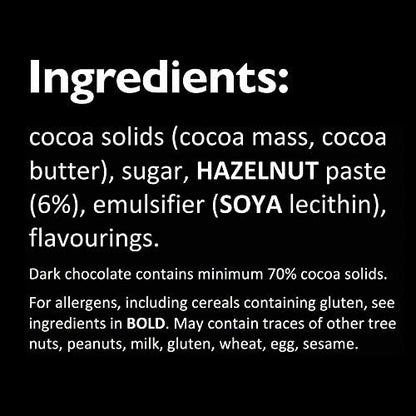 Hotel Chocolat Hazelnut Praline Hot Chocolate Sachets - Luxury Chocolate Flakes - Pack of 20 Single-Serve Sachets, 700g - Made To Pair With The Velvetiser - Serve Hot or Iced