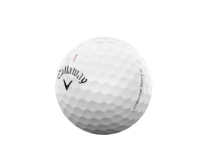 Callaway Golf Chrome Soft Premium Tour Golf Ball 2024 White Standard