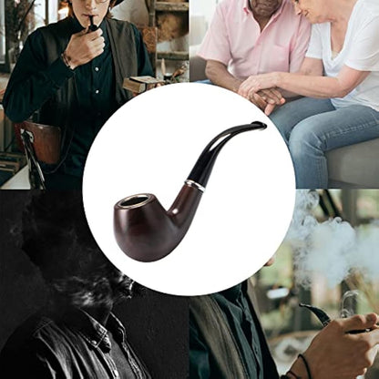 UseeShine Tobacco pipe, handmade wooden Smoking pipe, Cigarettes Cigar Pipes perfect beginner pipe,gift set