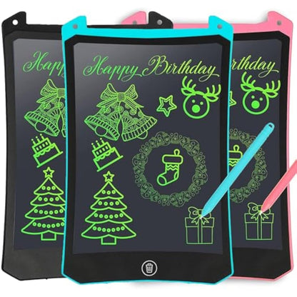 PINKCAT 3PCS LCD Writing Tablet, Doodle Board Gifts Drawing Pad for Kids, Repeat Graphic Tablet Learning Educational Toy - Gift for Kids 3-6 Years Old Girl Boy