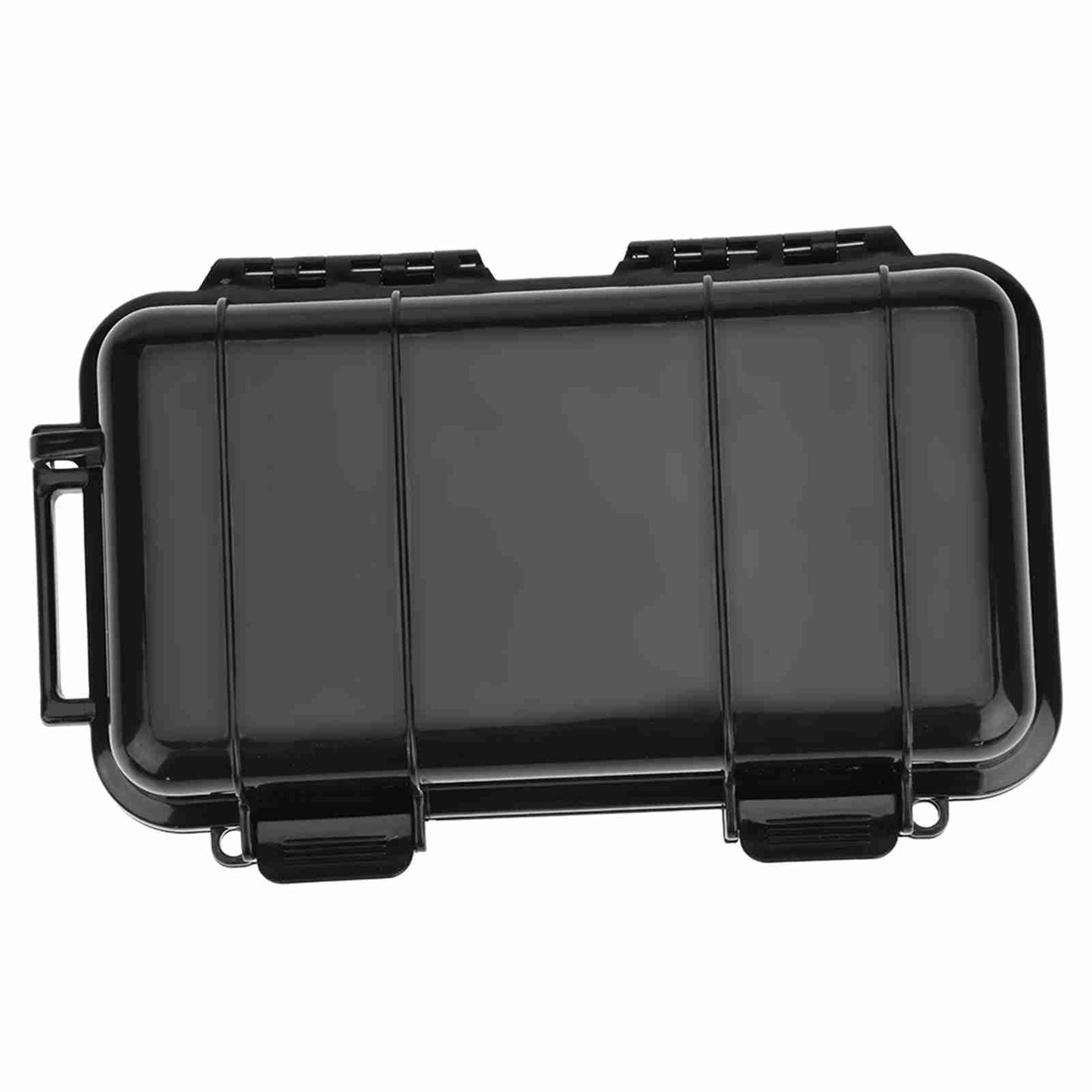 Tbest Survival tin Box, Shockproof Box, Eerieur Waterproof Shockproof Waterproof Storage Box Storage Container Case Storage Box Black Dry for Fishing