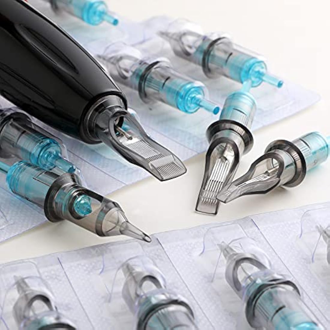 STIGMA 50Pcs Tattoo Cartridges Needles Disposable Mixed #12 Standard Round Liner Curved Magnum Shader 3RL 5RL 7RL 9RM 15RM EN02B-50KIT-X