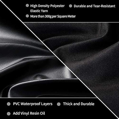JIESUO 57CM BBQ Cover for Weber Charcoal Kettle: Heavy Duty Waterproof Weather Resistant Barbeque Grill Covers