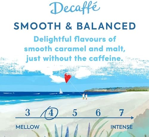 Taylors of Harrogate Decaffe Coffee Beans 200 g (Pack of 6 - Total 1.2kg)