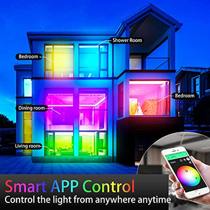 32.8ft ZigBee LED Strip Lights Dimmable Ambiance Smart RGB LED Kit Directly Work with Echo Plus for Alexa Voice Control LED Lights,Work with Hub