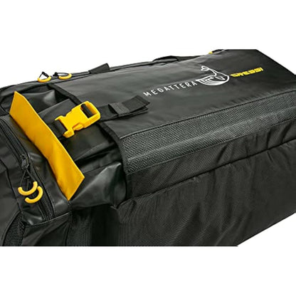 Cressi Megattera Bag, Black / Yellow, 110 LT