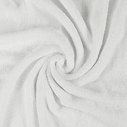 Utopia Towels - Luxurious Jumbo Bath Sheet 2 Pack - 100% Cotton Highly Absorbent and Quick Dry Extra Large Bath Towel - Super Soft Hotel Quality Towel (90 x 180 cm, White)