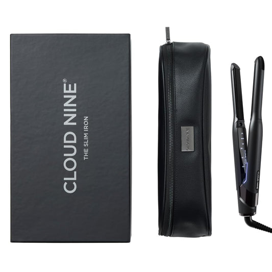 CLOUD NINE The New Slim Iron Hair Straightener | Variable Temperature Control Quick Heat Frictionless Styling | Revive Mode Digital Display 360?