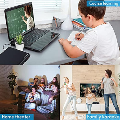 Full HD 1080p Upscaling DVD Player for TV with HDMI Output, for Home,Plays All Formats & Regions,USB Port,Multi-Formats DVDs/CDs Supported,Remote Control and AV/HDMI Cable Included…