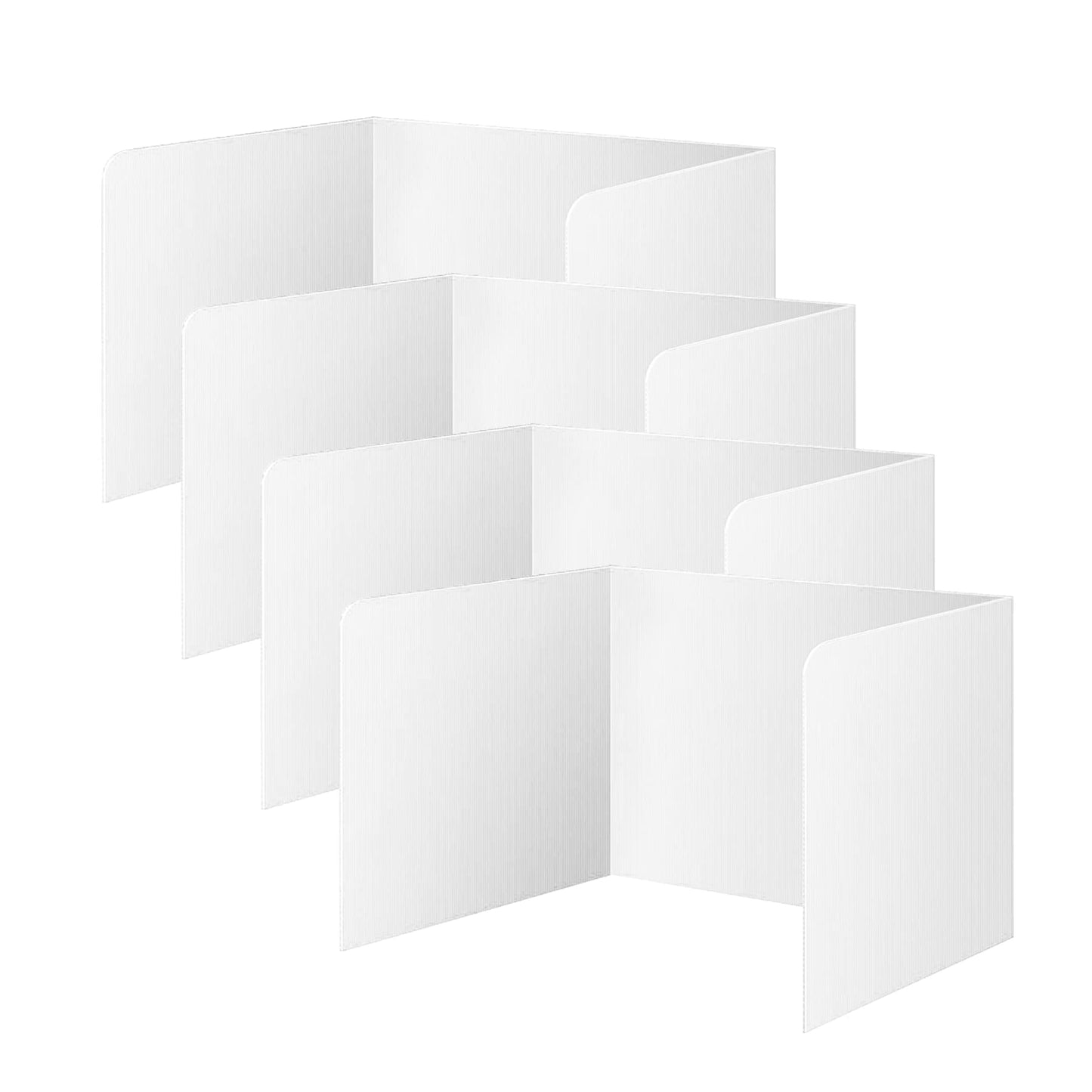 Boost Productivity and Privacy with Our 4 Pack Desk Privacy Divider Panel - for Students, Offices, Libraries