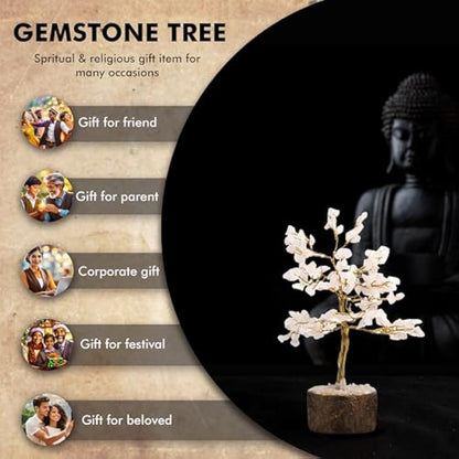Wonder Care Rose Quartz Crystal Tree for Home Decorations Crystals and Healing Stones Witchy Room Crystal Decor Tree Crystal Gifts Gem Tree Christmas Tree Stands for Real Tree…