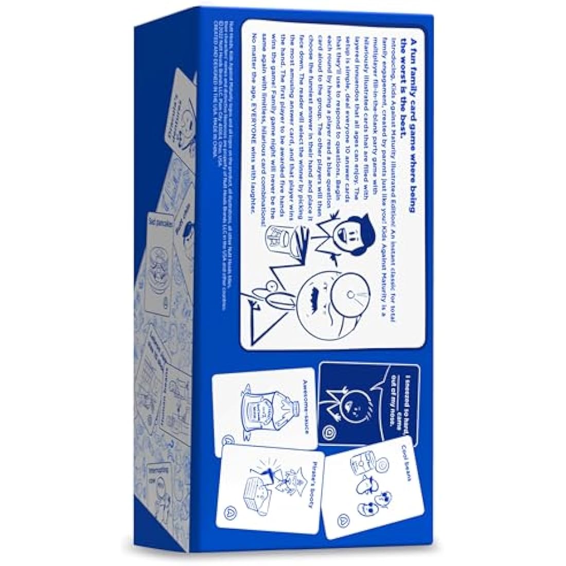 Kids Against Maturity: Card Game for Kids and Families, Super Fun Hilarious for Family Party Game Night
